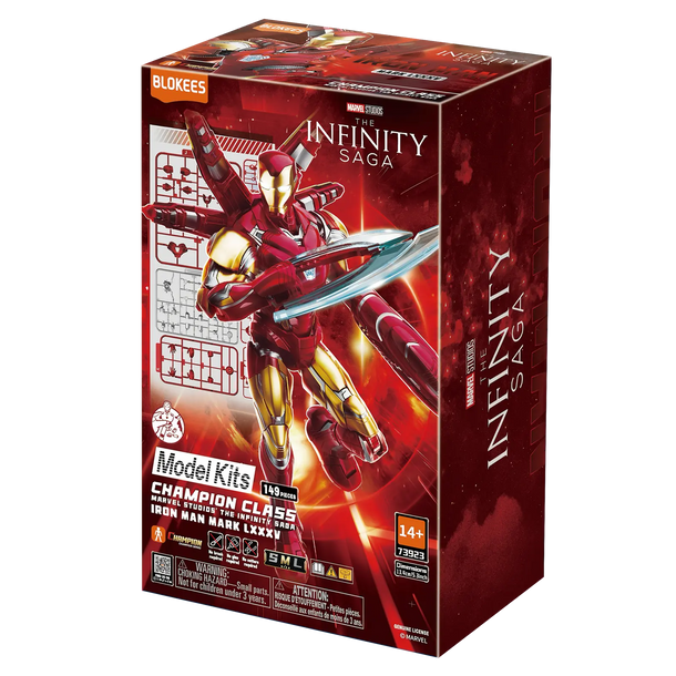 Marvel Infinity Saga Champion Class 01 Iron Man MK85 Model Kits | Blokees
