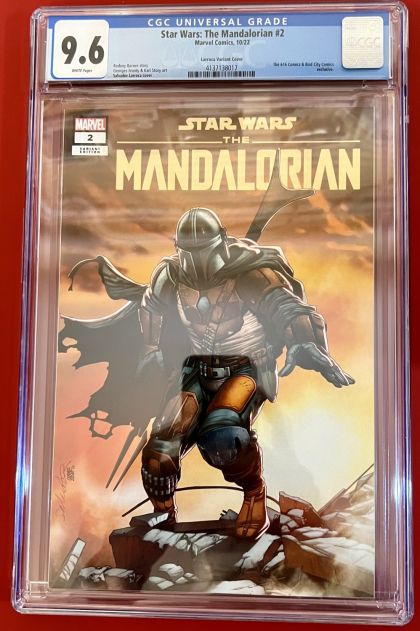 Star Wars: The Mandalorian Vol. 1 #2 – Salvador Larroca Trade Dress Variant (Marvel, 2022) CGC 9.6