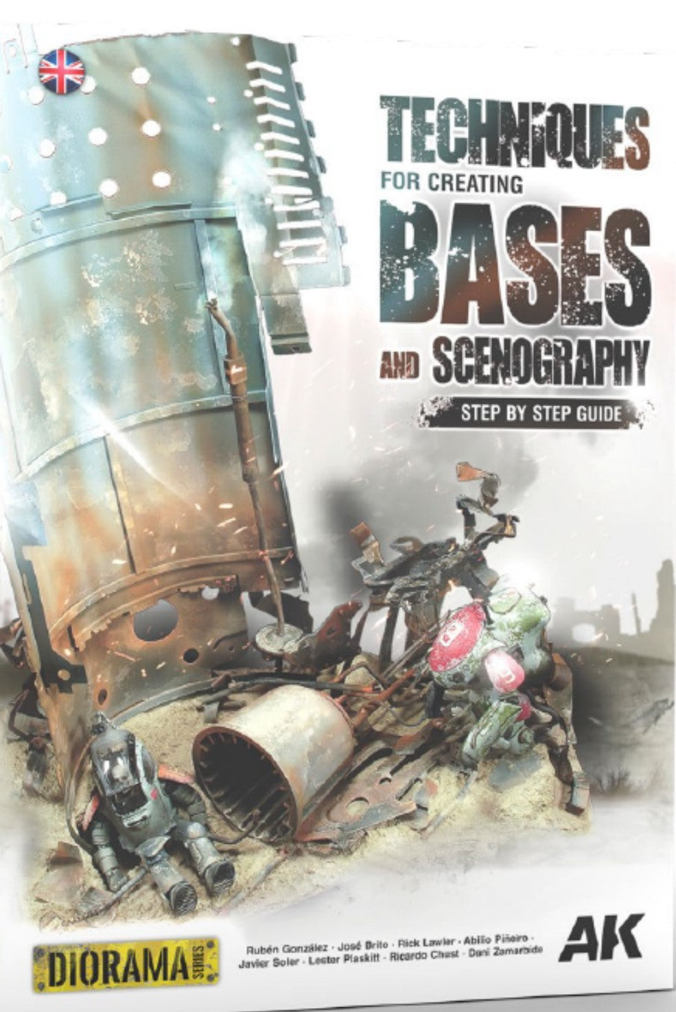 AK Interactive 648 Techniques for Creating Bases & Scenography Step-By-Step Guid