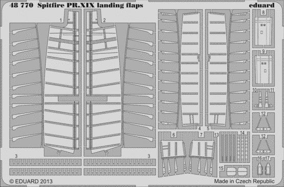 Eduard 48770 1/48 Aircraft- Spitfire PR XIX Landing Flaps for ARX