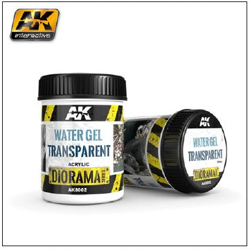 AK Interactive 8002 Diorama Series: Water Gel Transparent Acrylic 250ml Bottle