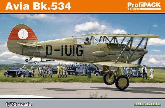 Eduard 70105 1/72 Avia Bk534 Aircraft (Prof-Pack Plastic Kit)