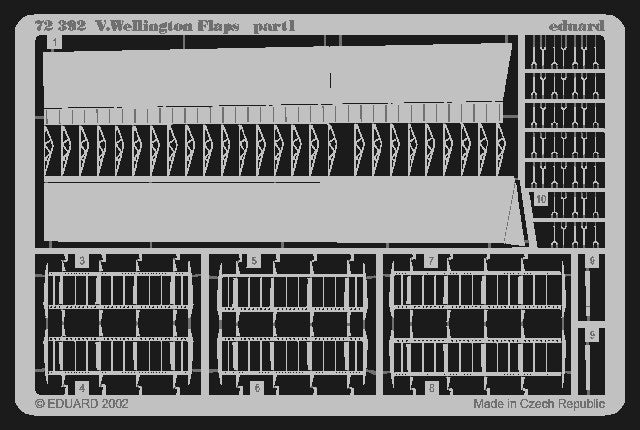 Eduard 72392 1/72 Aircraft- Wellington Flaps for MPM