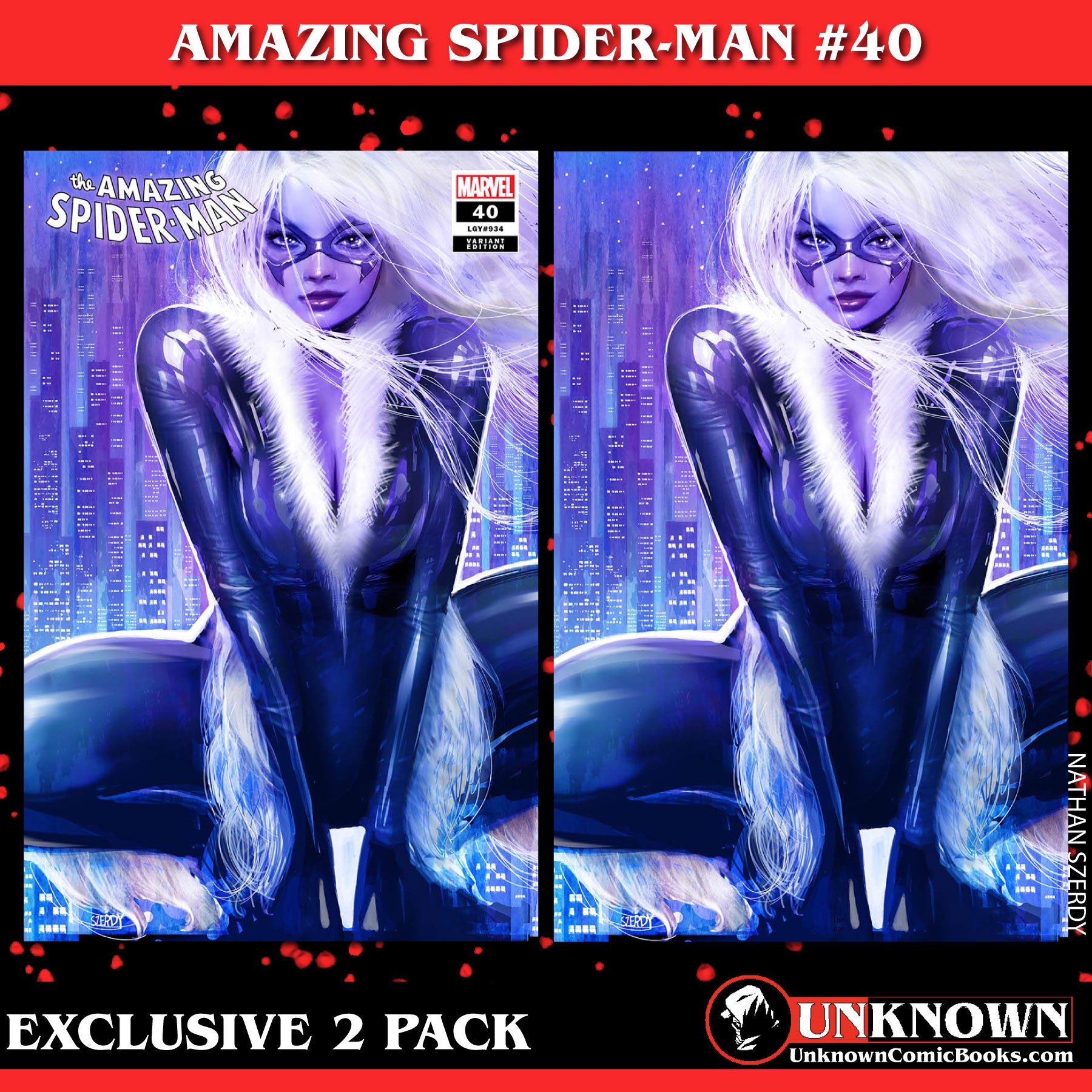 AMAZING SPIDER-MAN #39 [GW] UNKNOWN COMICS LEIRIX EXCLUSIVE VIRGIN VAR  (12/06/2023)
