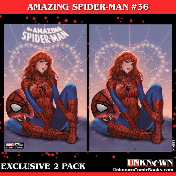 2 PACK] AMAZING SPIDER-MAN #39 [GW] UNKNOWN COMICS LEIRIX