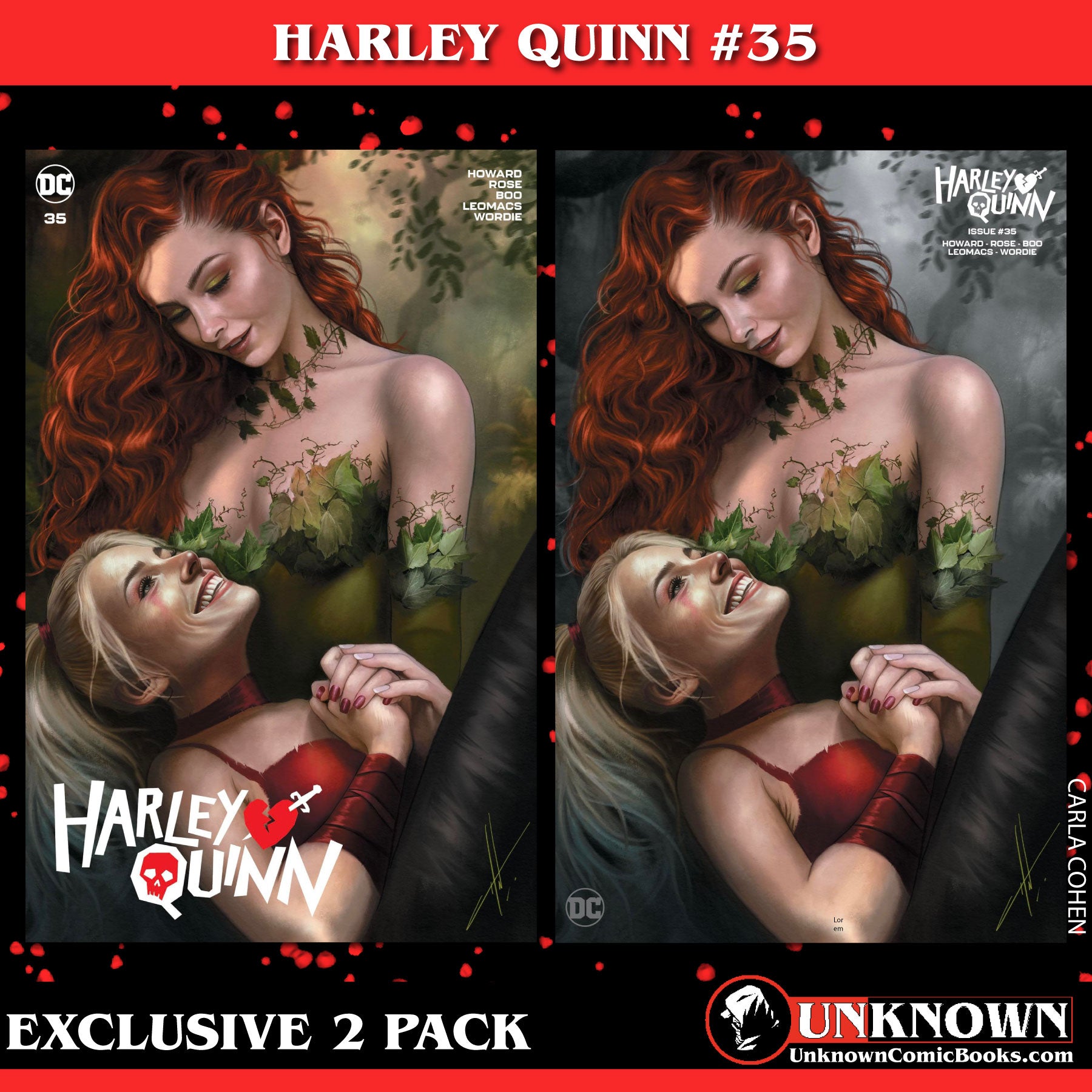 [2 PACK] HARLEY QUINN #35 CARLA COHEN (616) EXCLUSIVE VAR (01/10/2024)