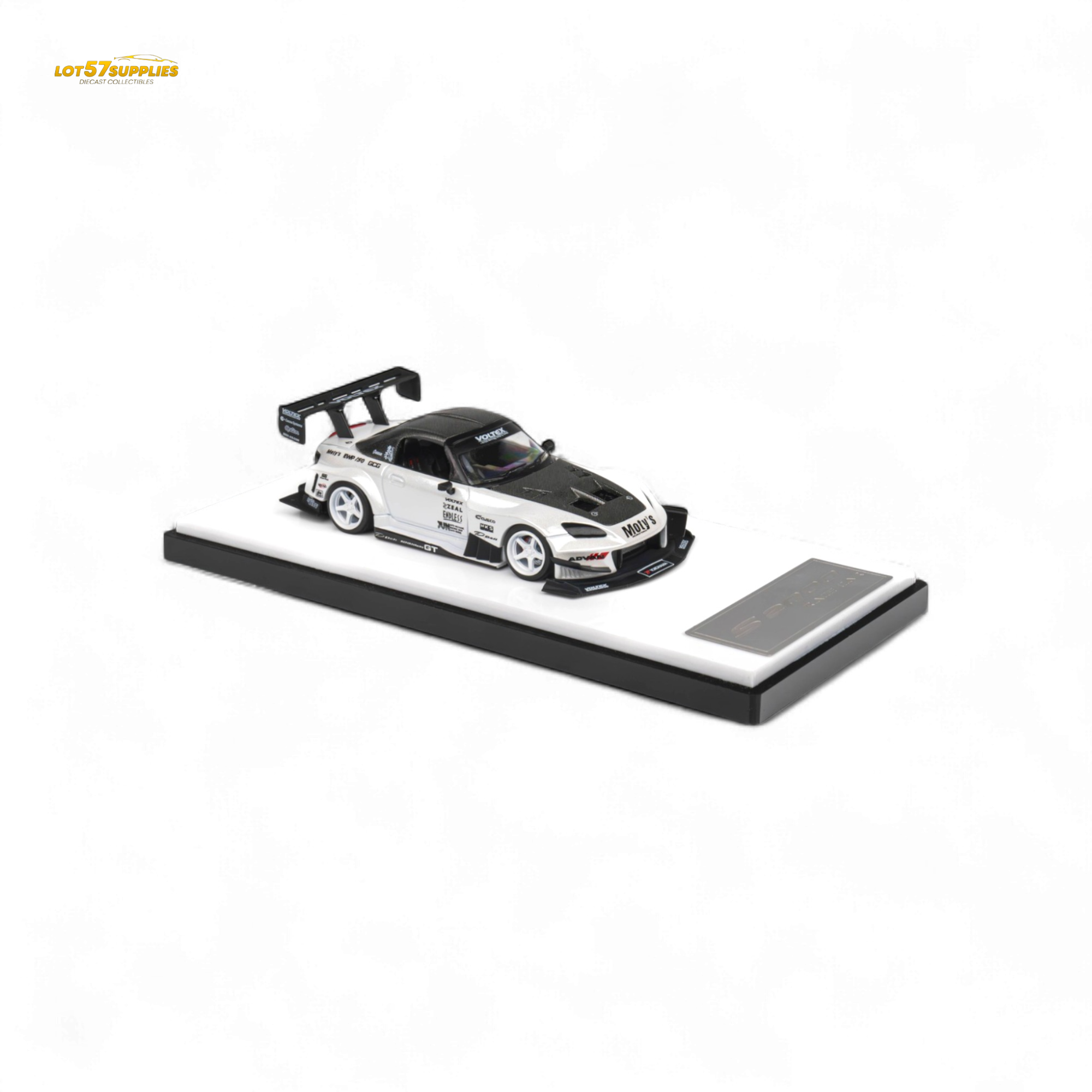 Microturbo Custom S2000 - Metallic White TOP FUEL 1:64