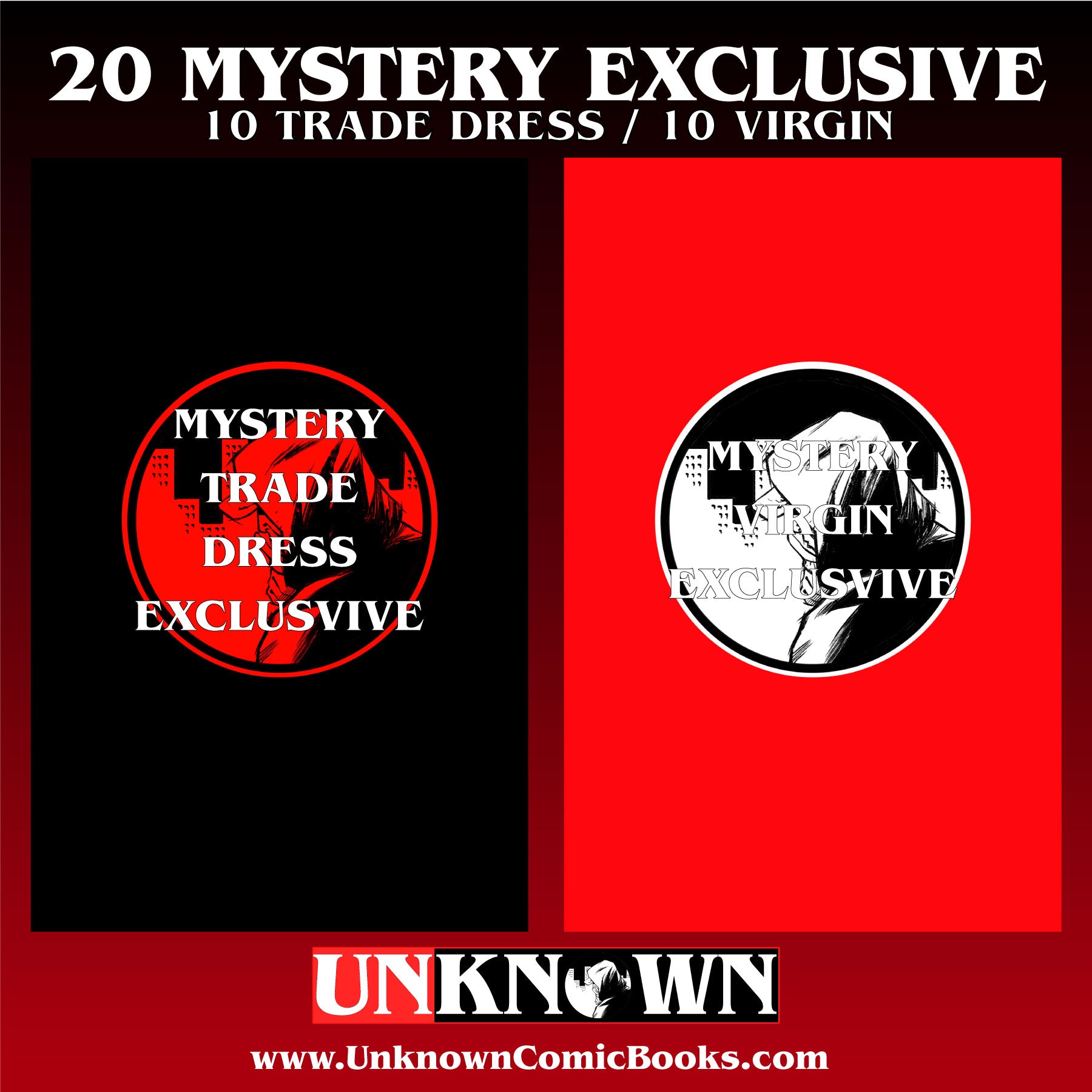 [20 PACK] EXCLUSIVE MYSTERY DEAL [10 TRADE DRESS / 10 VIRGIN] (09/13/2023)