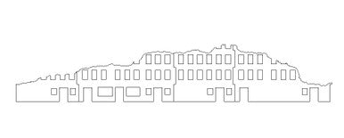 Ruined City Building (Wood) - 15MMDF261