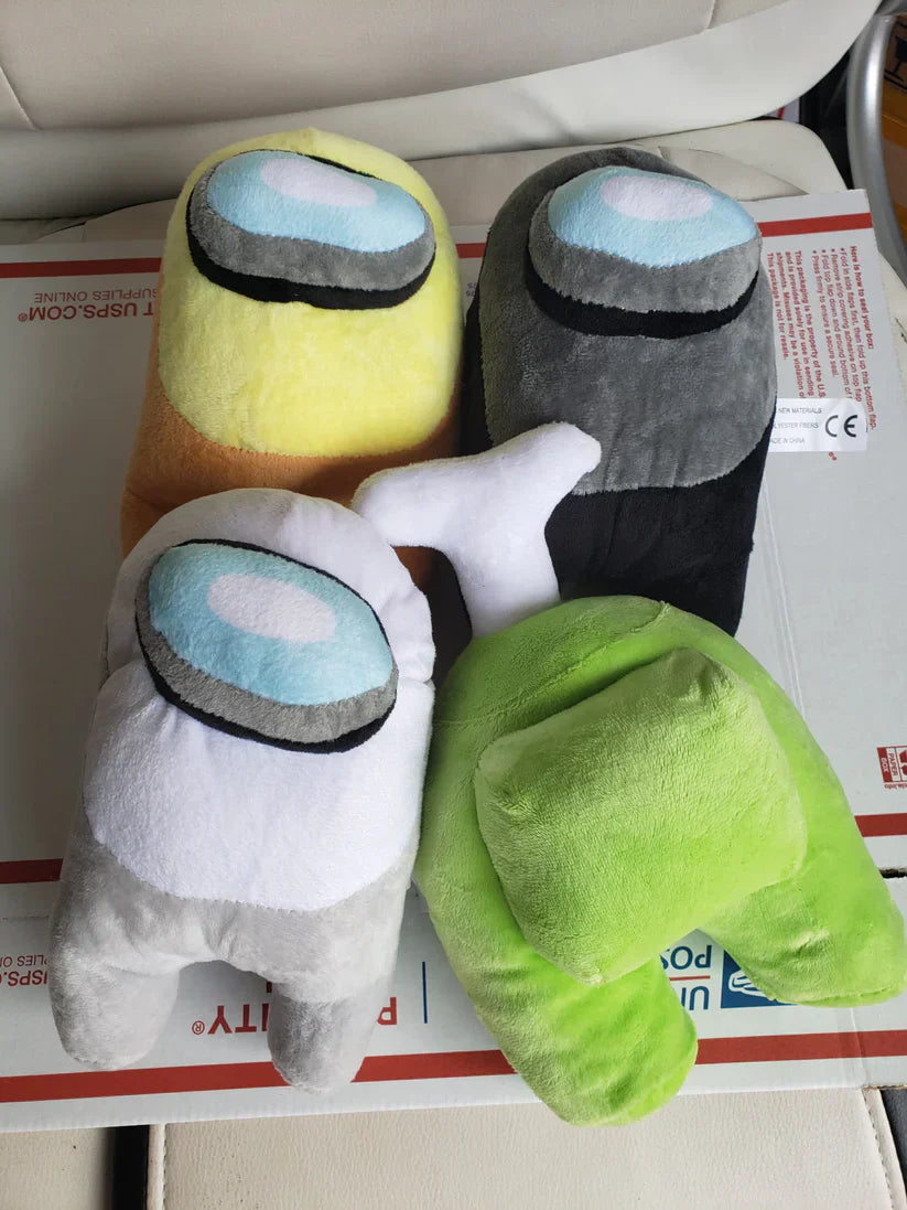 Among Us Cute Plush Stuffed Collectible toys (Red) kawaii Video Game Characters