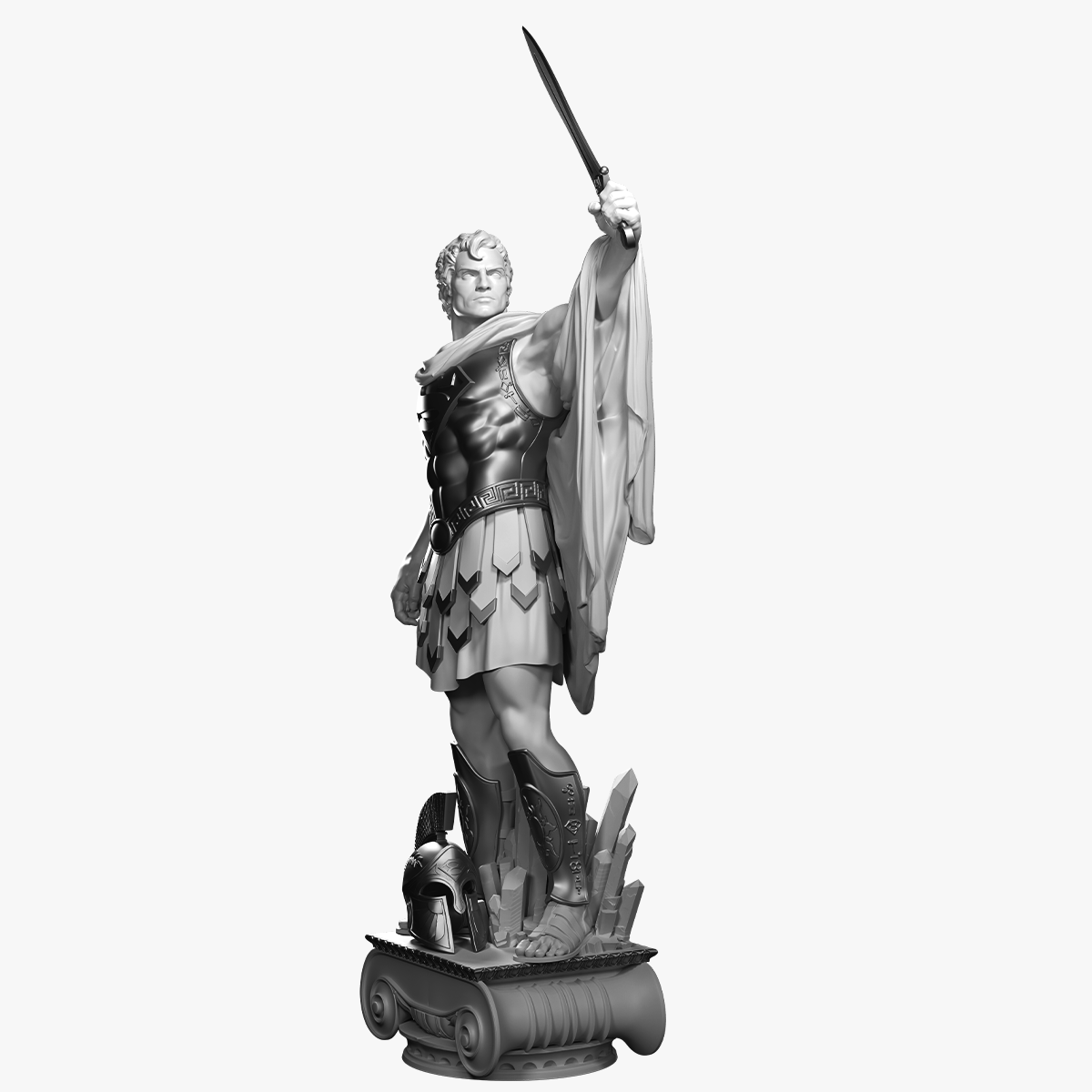 Superman: Prince of Krypton Statue — Silver Edition