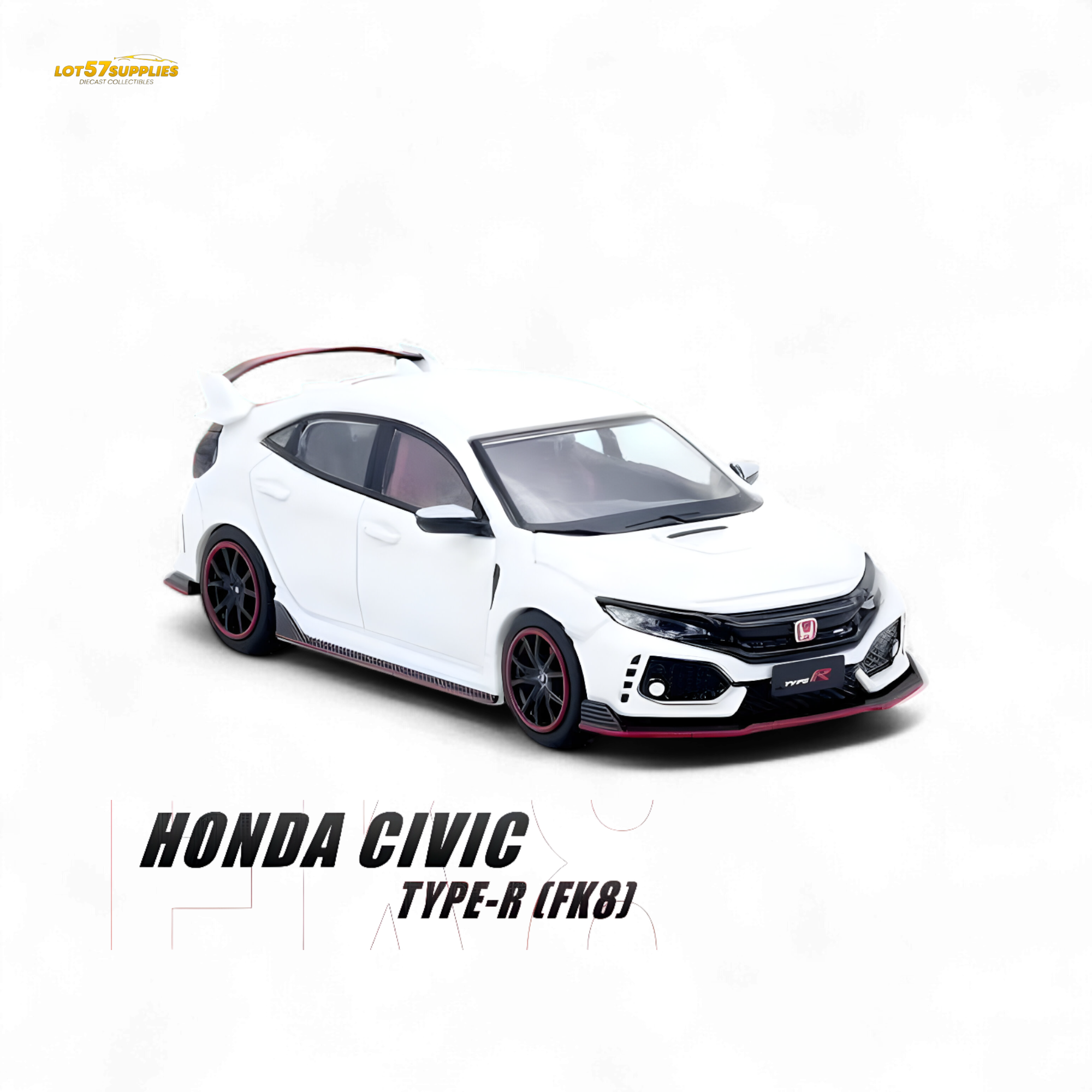 (Pre-Order) INNO64 Honda Civic Type-R (FK8) - White 1/64