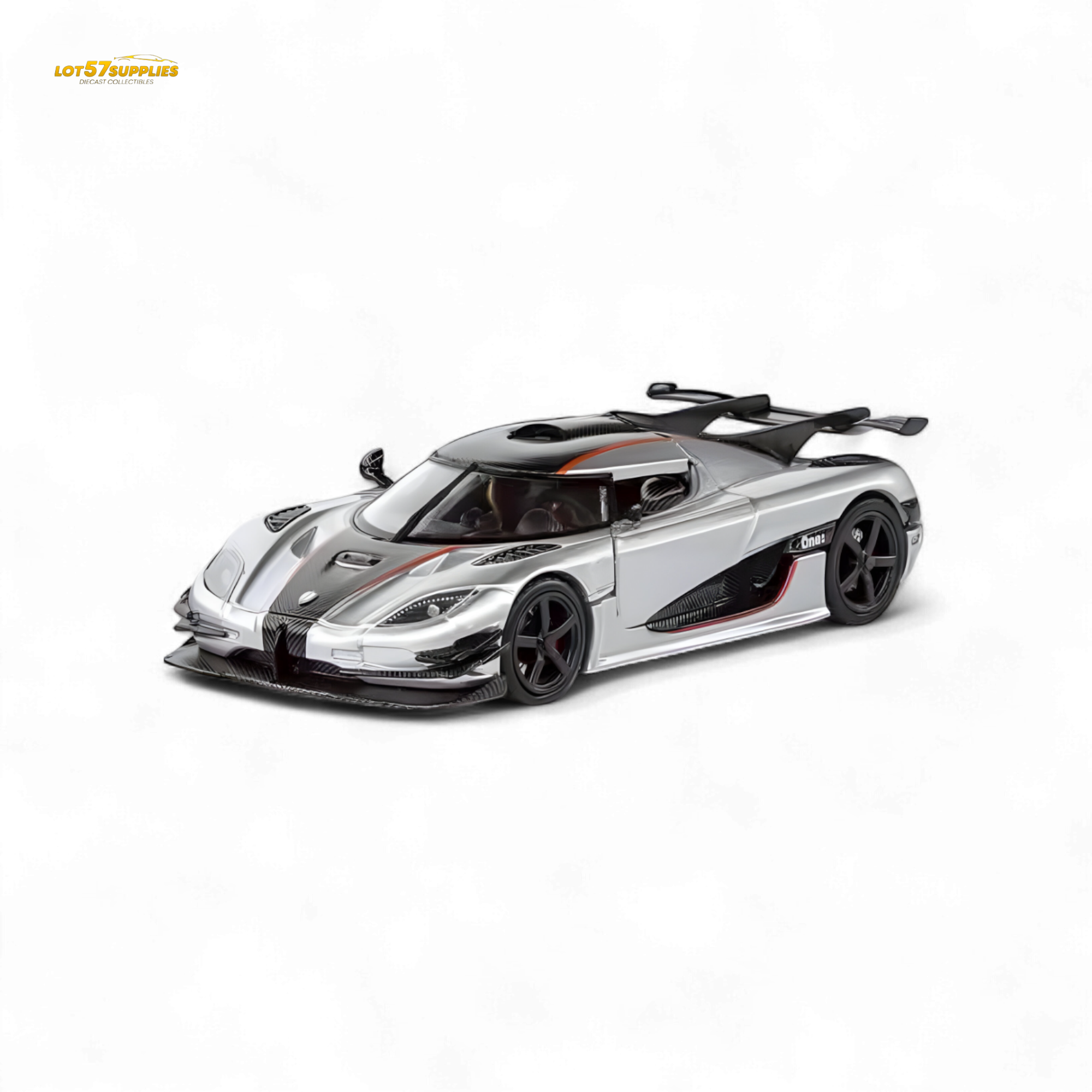 (Pre-Order) DEMON KING Koenigsegg ONE:1 - Silver 1:64