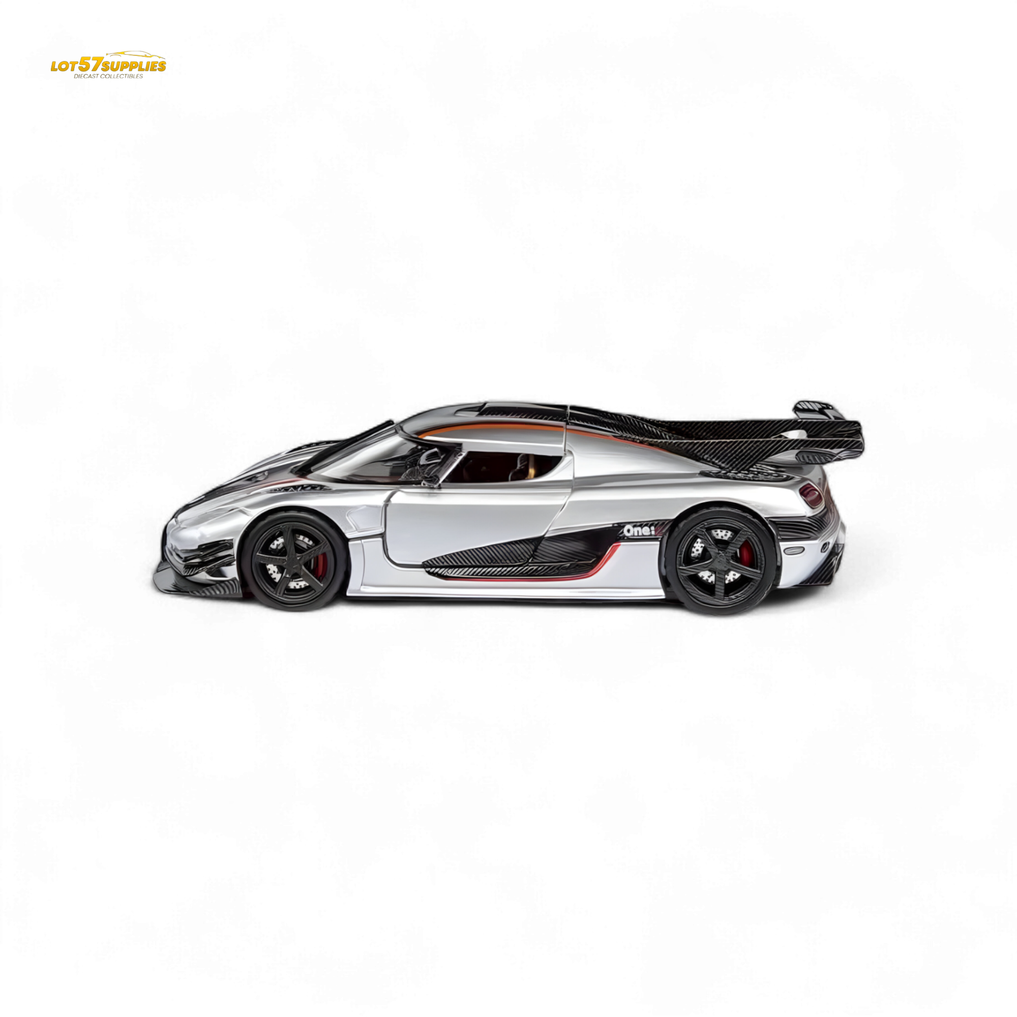 (Pre-Order) DEMON KING Koenigsegg ONE:1 - Silver 1:64