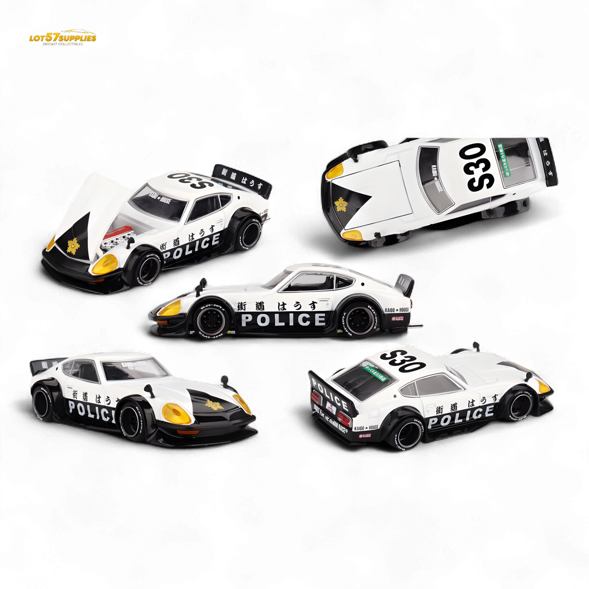 (Pre-Order) KAIDO Nissan Fairlady Z GT Police 1:64