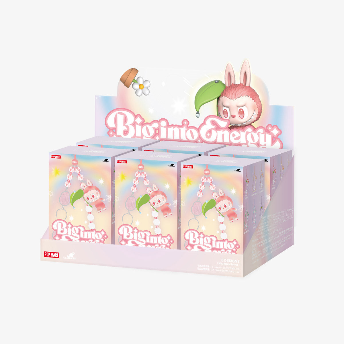 [In Stock] POPMART Big into Energy Series-Phone Charm Blind Box Labubu (SEALED)