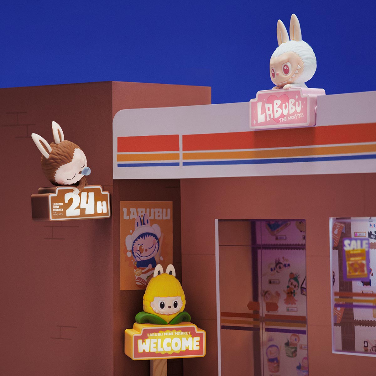 [In Stock] POPMART Wacky Mart Series-Fridge Magnet Blind Box (SEALED)