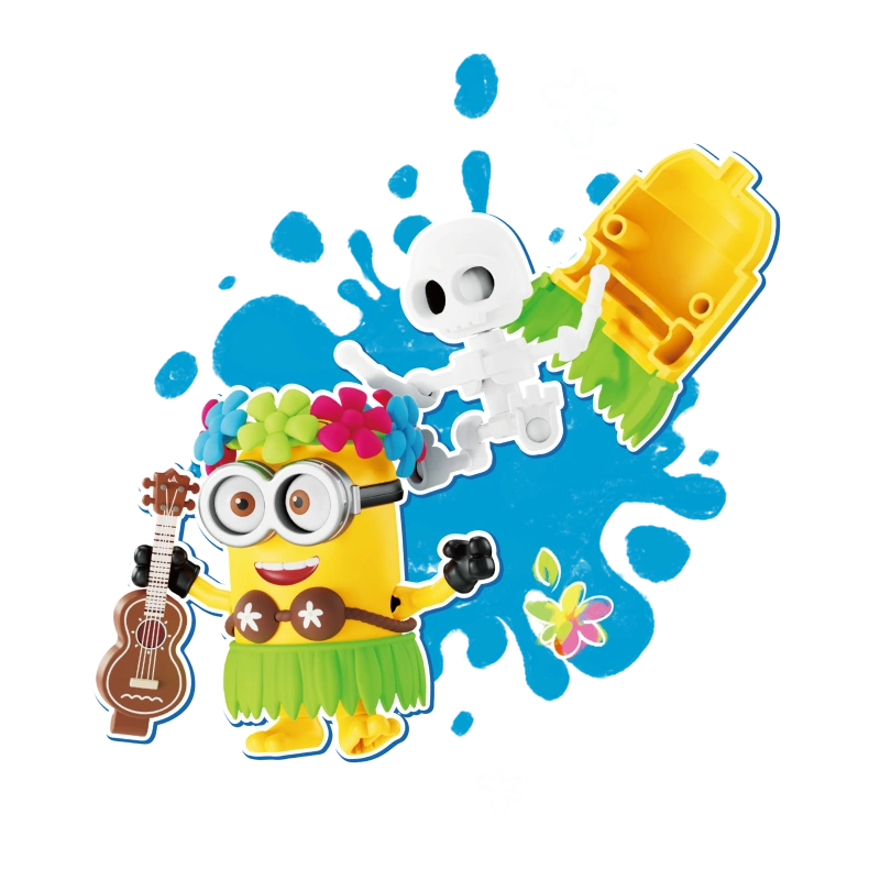 Blokees Minions Mokoo Series - 02 Summer Bello [Single Blind Box]