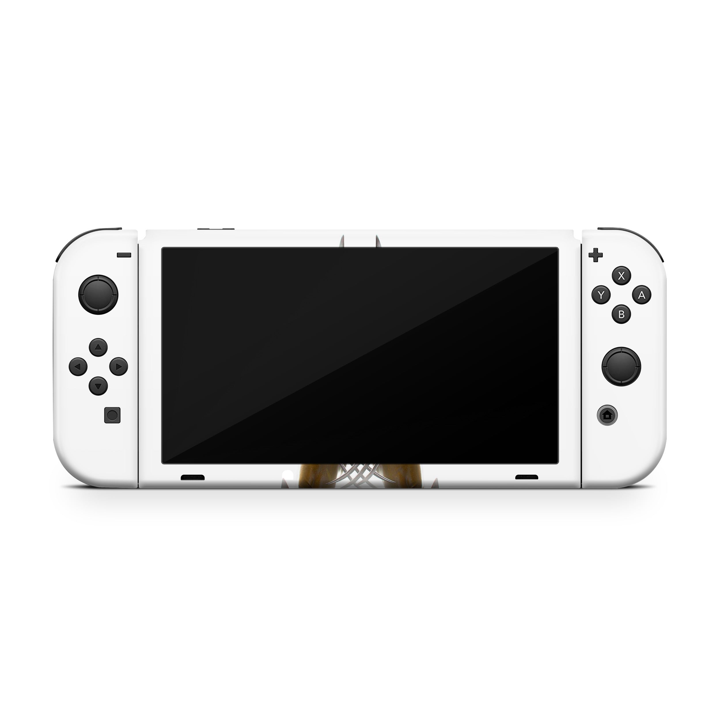 Metallic Claws Nintendo Switch OLED Skin