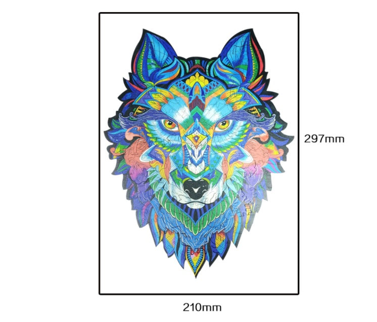 DIY Wooden Animal Shaped Puzzle – Unique Gift for Christmas