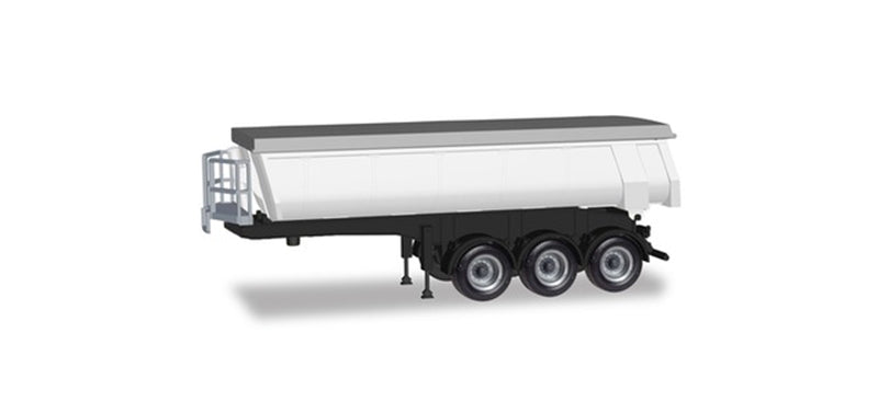 Herpa 76906 1/87 Scale 3-Axle Covered Dump Trailer High Quality