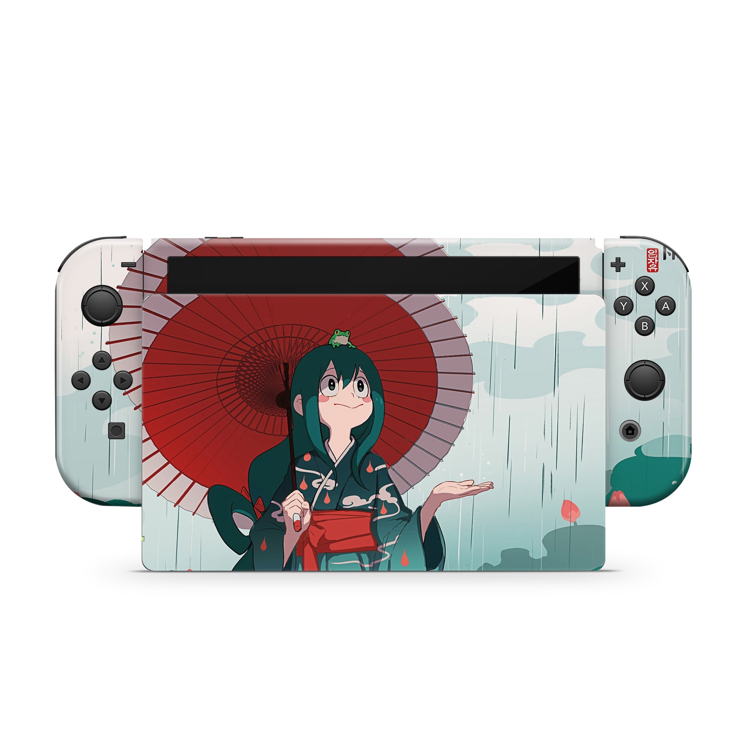 Frog Warrior Nintendo Switch OLED Skin