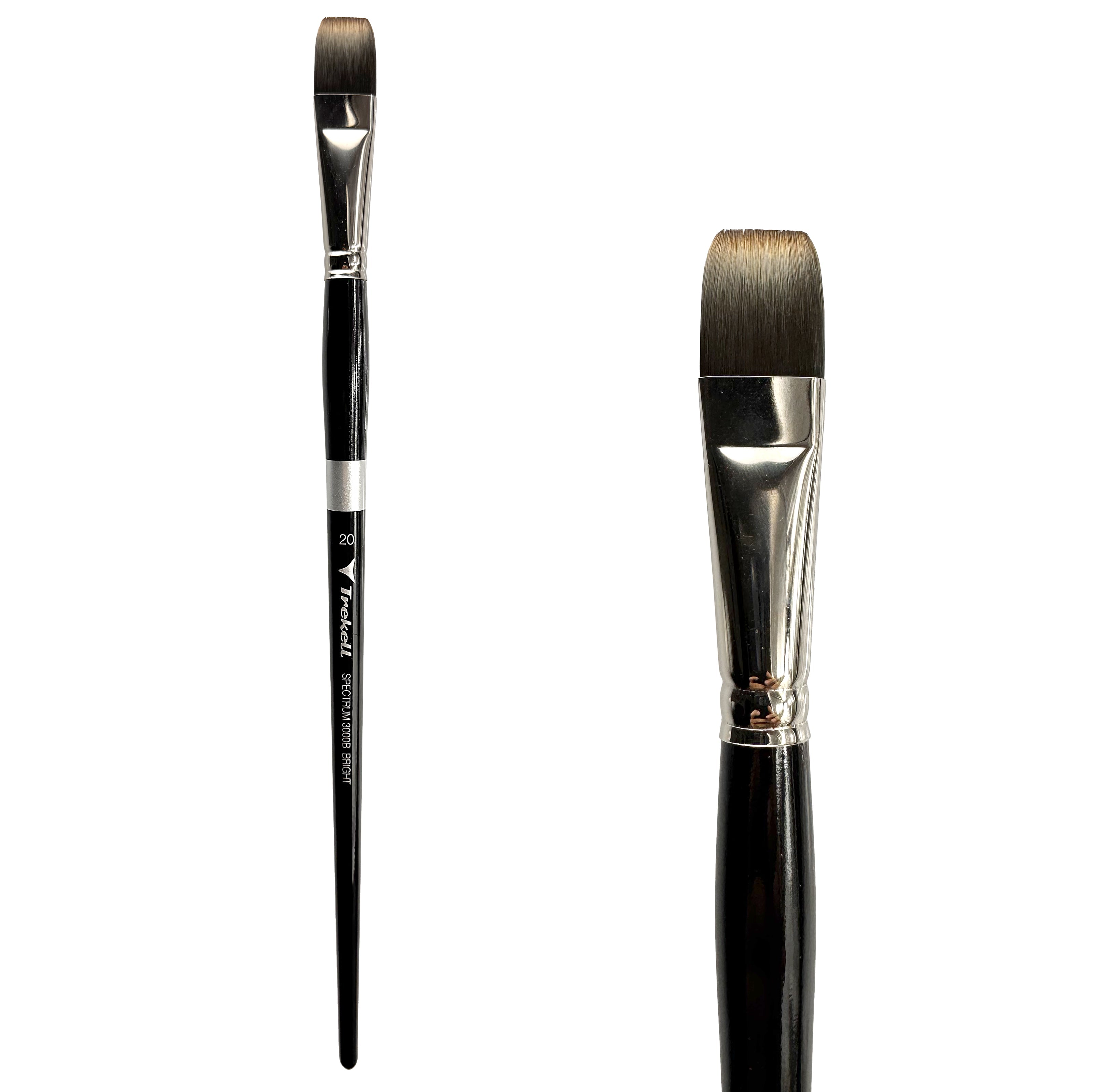 Trekell Spectrum Long Handle Artist Brush - Size #20 Bright
