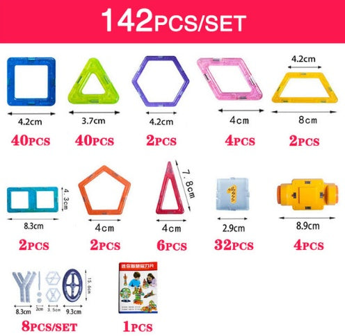 Magnetic Building Blocks – 3D Educational Building Toy