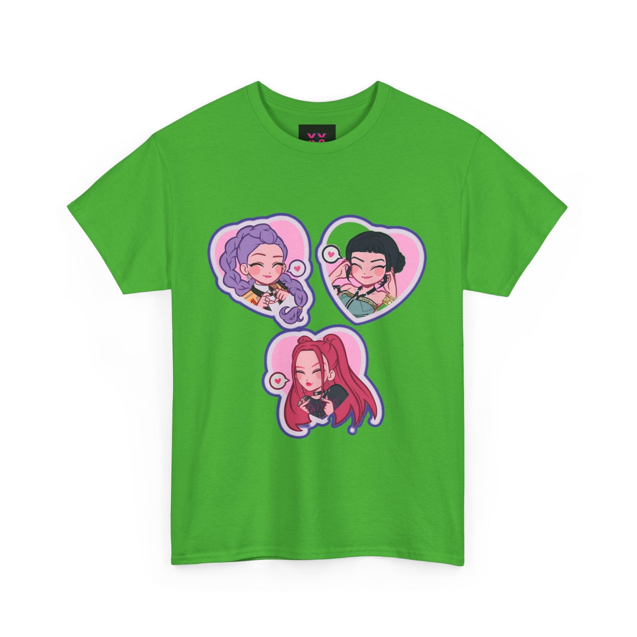 Idol style 1 Cotton Tee | Cute Character Tees, Graphic T-Shirts, Kawaii Apparel, Gift for Friends, Casual Streetwear