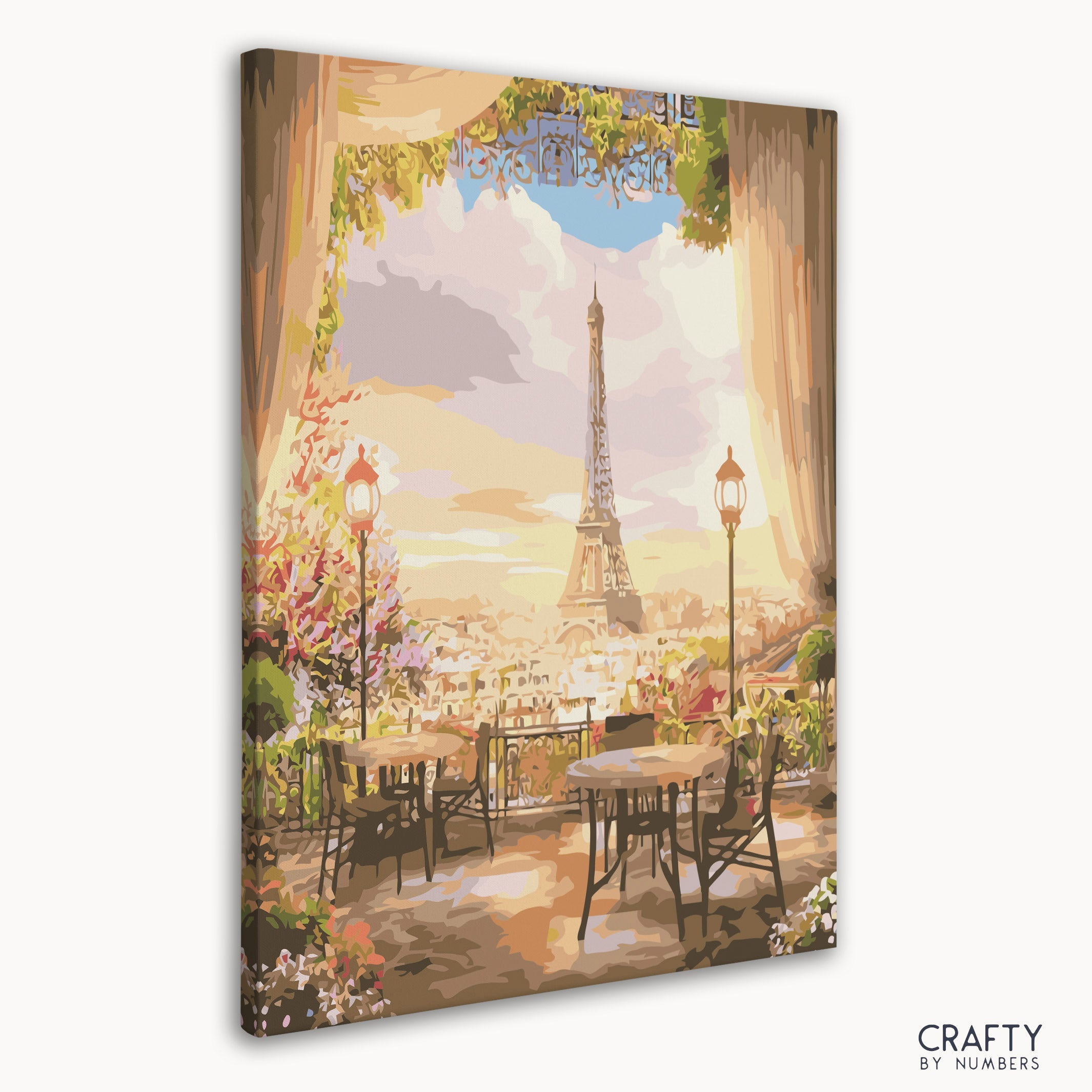 Eiffel Café Sunset