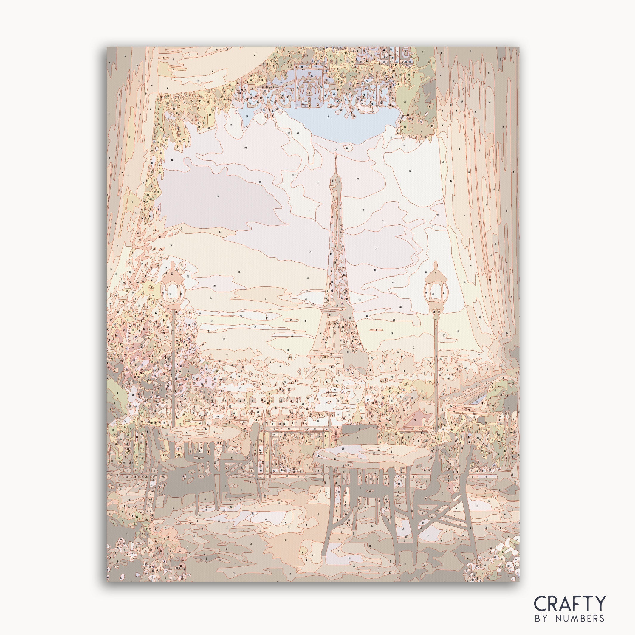 Eiffel Café Sunset