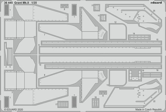 Eduard 36445 1/35 Armor- Grant Mk II for MNA
