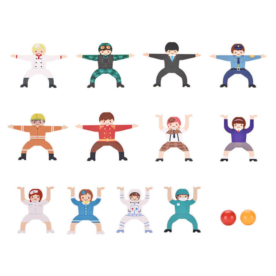 Stacking High Block Toys – Large Particle Building Blocks and Domino Set for Kids