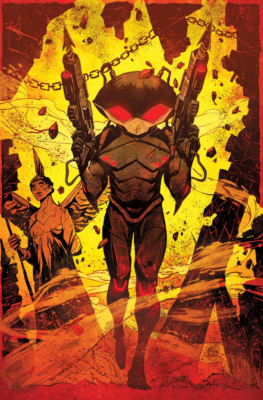 Black Manta #4 (Of 6) B Sanford Greene Card Stock Variant (12/14/2021) Dc