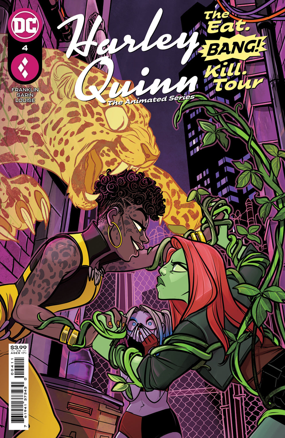 Harley Quinn The Animated Series The Eat Bang Kill Tour #4 (Of 6) A Max Sarin Tee Franklin (Mr) (12/14/2021) Dc