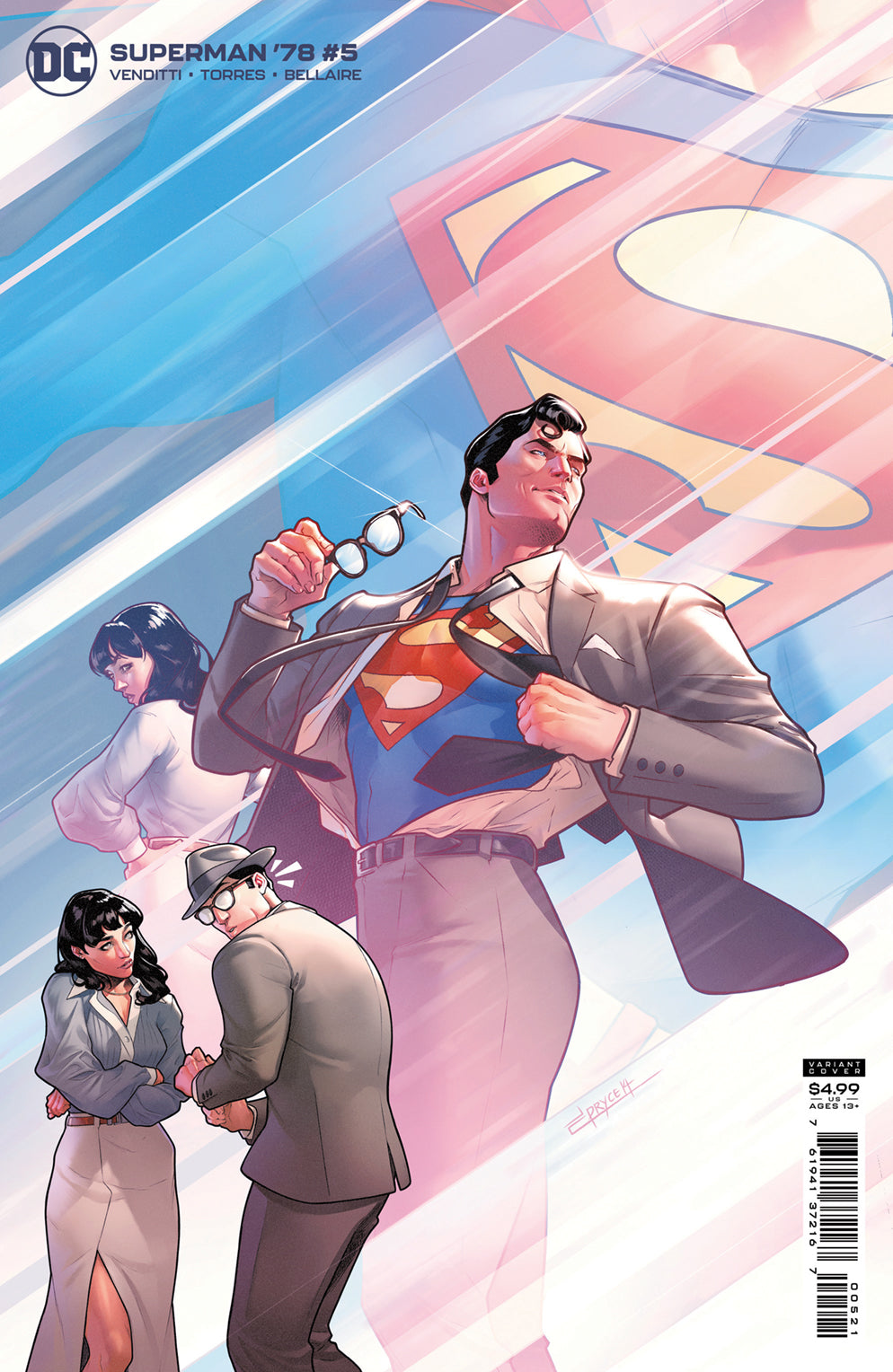 Superman 78 #5 (Of 6) B Jamal Campbell Card Stock Variant (12/28/2021) Dc