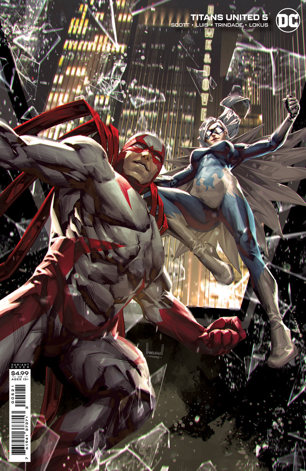 Titans United #5 (Of 7) B Kael Ngu Card Stock Variant (01/11/2022) Dc