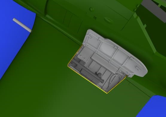 Eduard 648356 1/48 Aircraft- Fw190A Wingroot Gun Bays for EDU (Photo-Etch & Resi