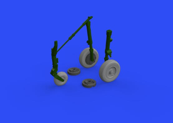 Eduard 648541 1/48 Aircraft- Mirage IIIC Wheels for EDU (Mask & Resin)