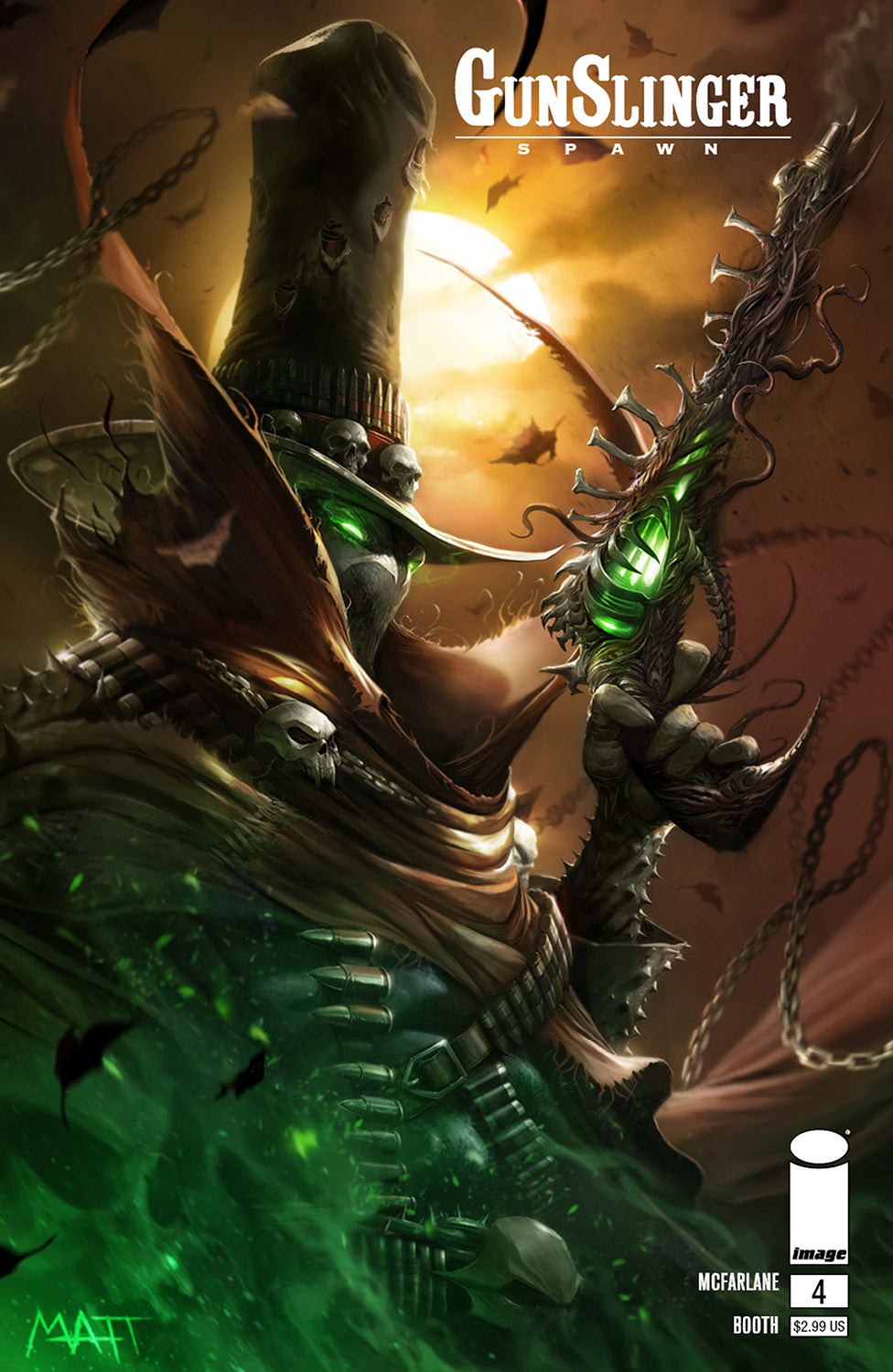 Gunslinger Spawn #4 B Francesco Mattina Variant (01/26/2022) Image