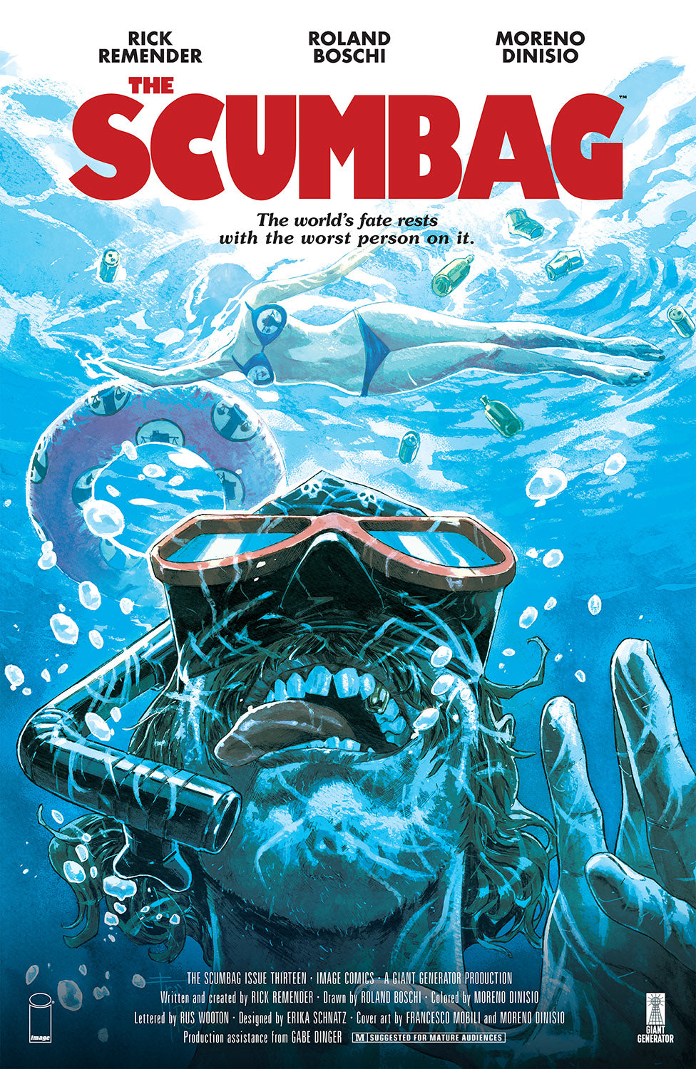 Scumbag #13 B Francesco Mobili Variant Jaws Movie Poster Homage (Mr) (04/27/2022) Image