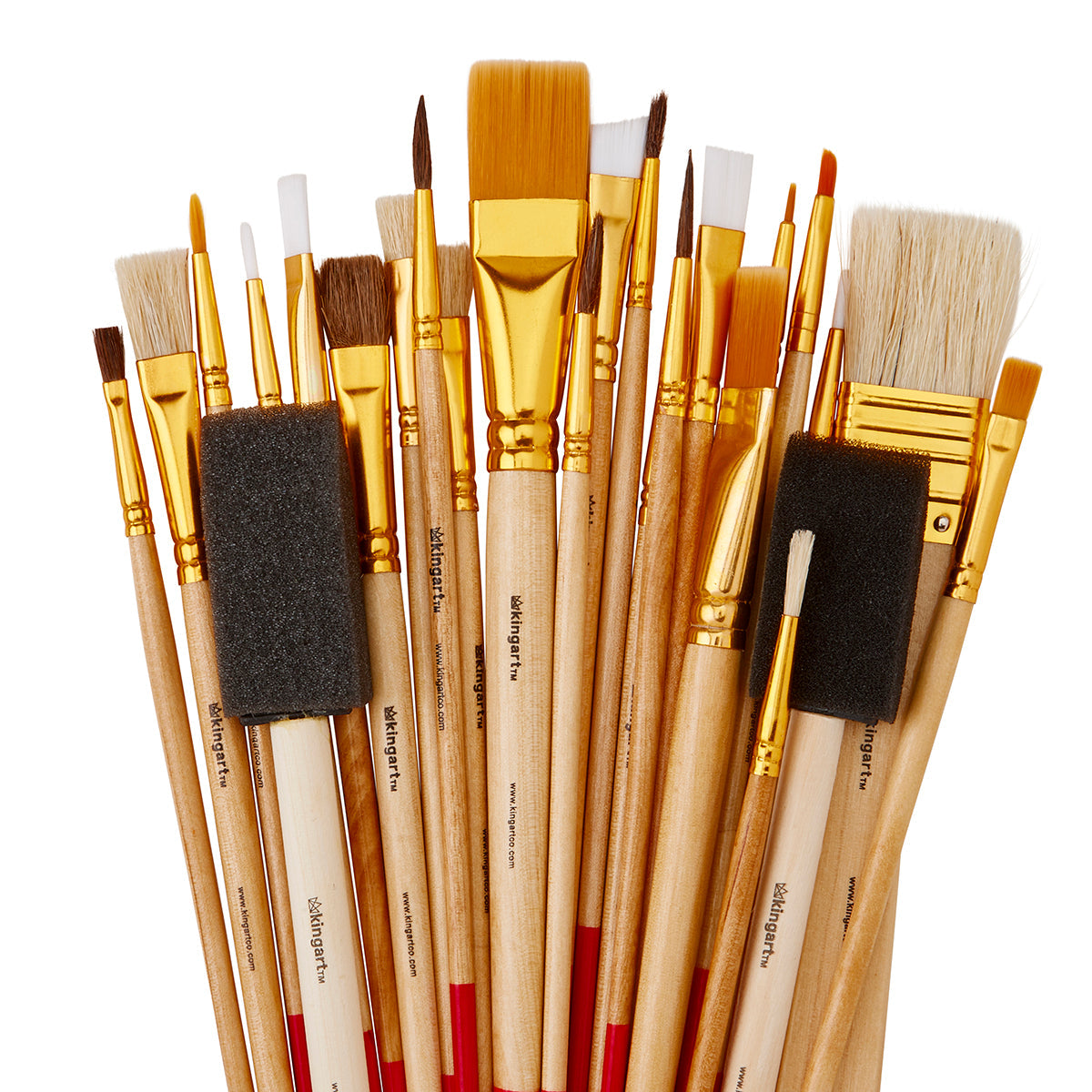 Studio Brush Set Multi-Purpose - 25 Pieces