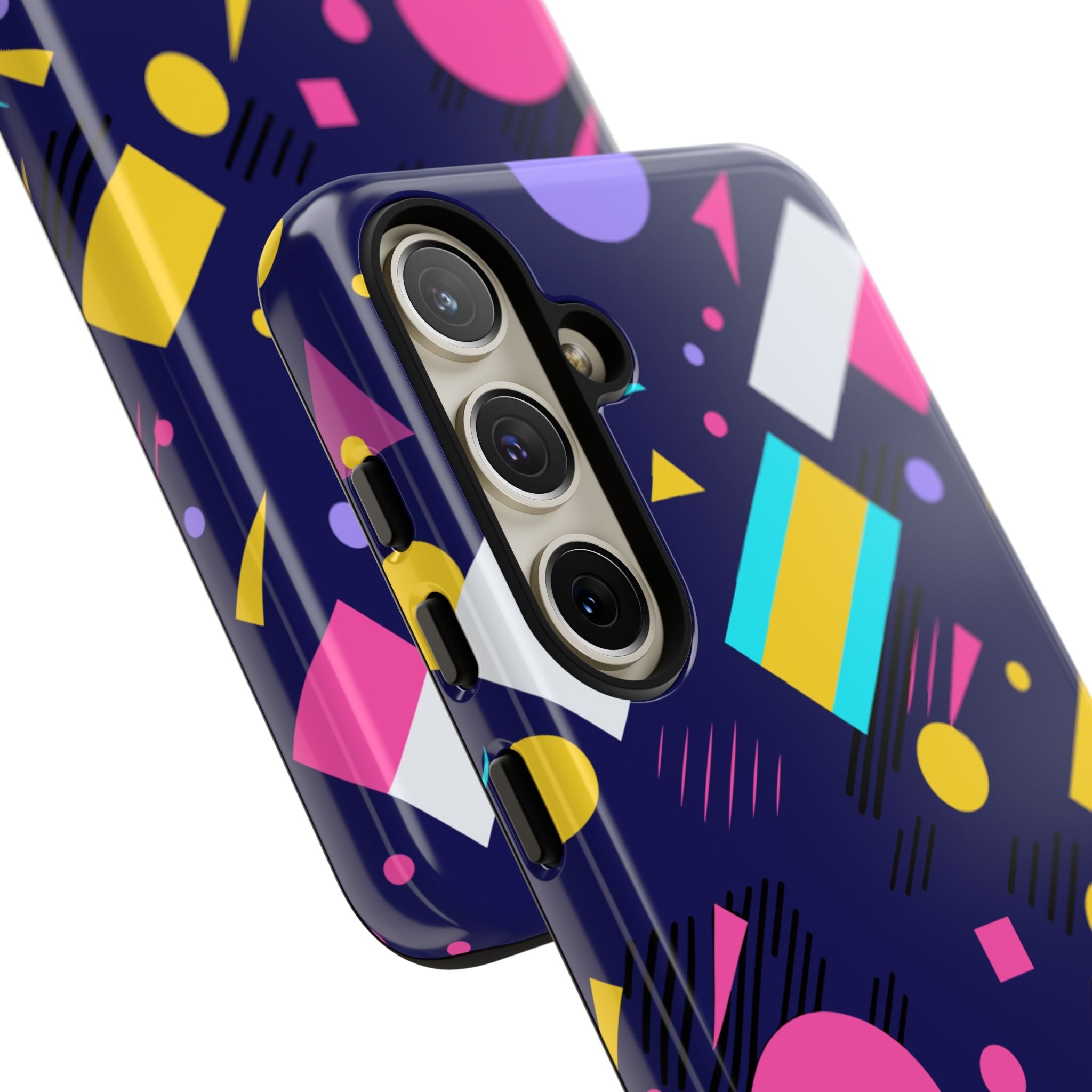 80s / 90s RETRO PATTERN DARK | Tough Phone Case