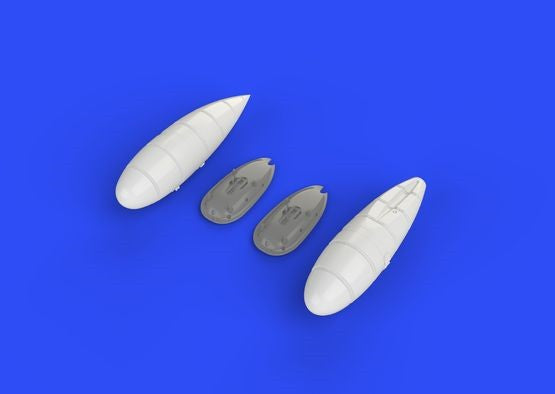 Eduard 648265 1/48 Aircraft- Bf109G External Fuel Tanks for EDU (Decals & Resin)