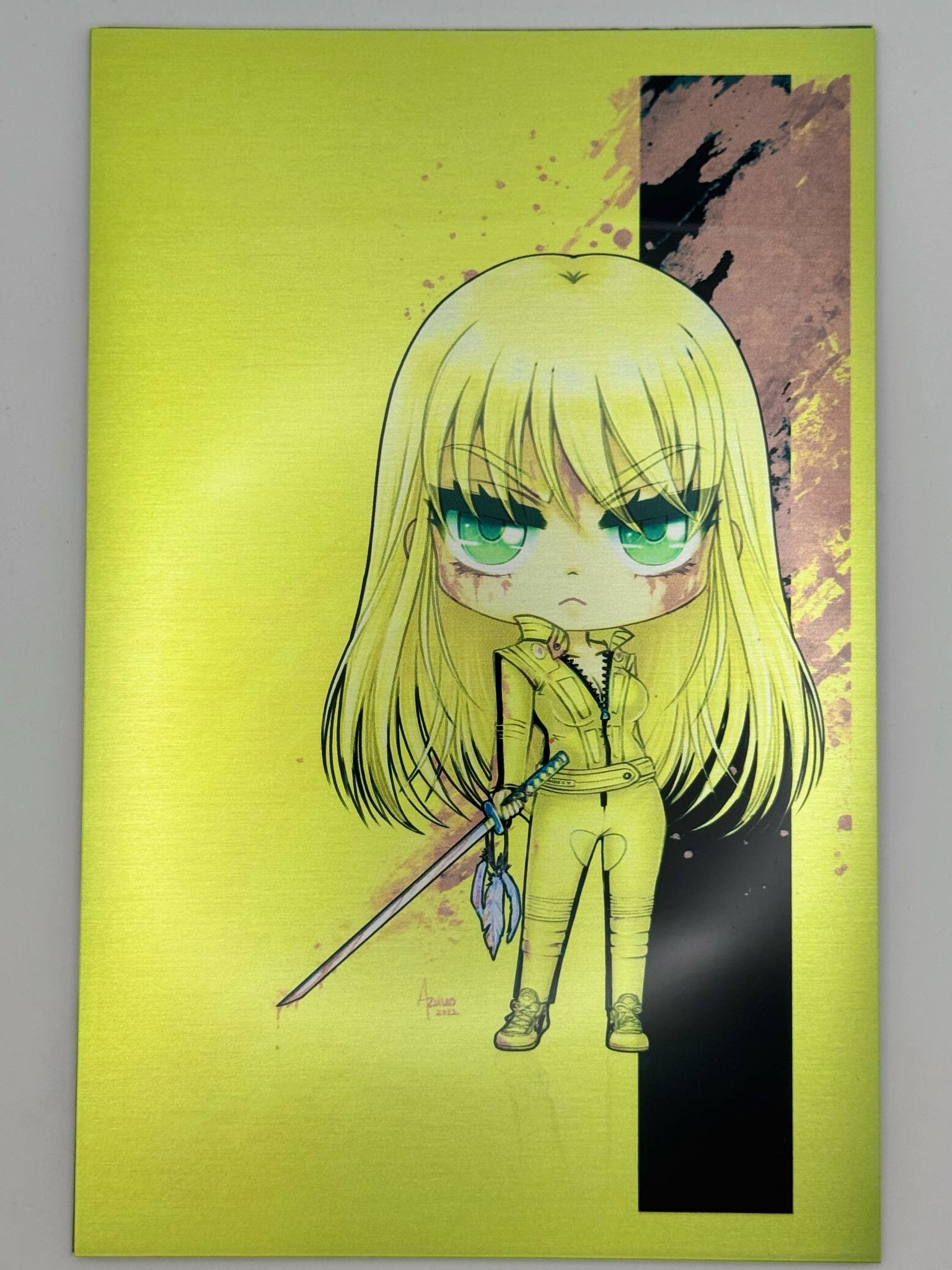 MUFFY THE PIMP SLAYER #2 ANNA ZHUO EXCLUSIVE KILL BILL BLOOD GLOW IN THE DARK VIRGIN VAR [IN STOCK]