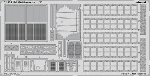 Eduard 32475 1/32 Aircraft- P51D15 Exterior for RVL