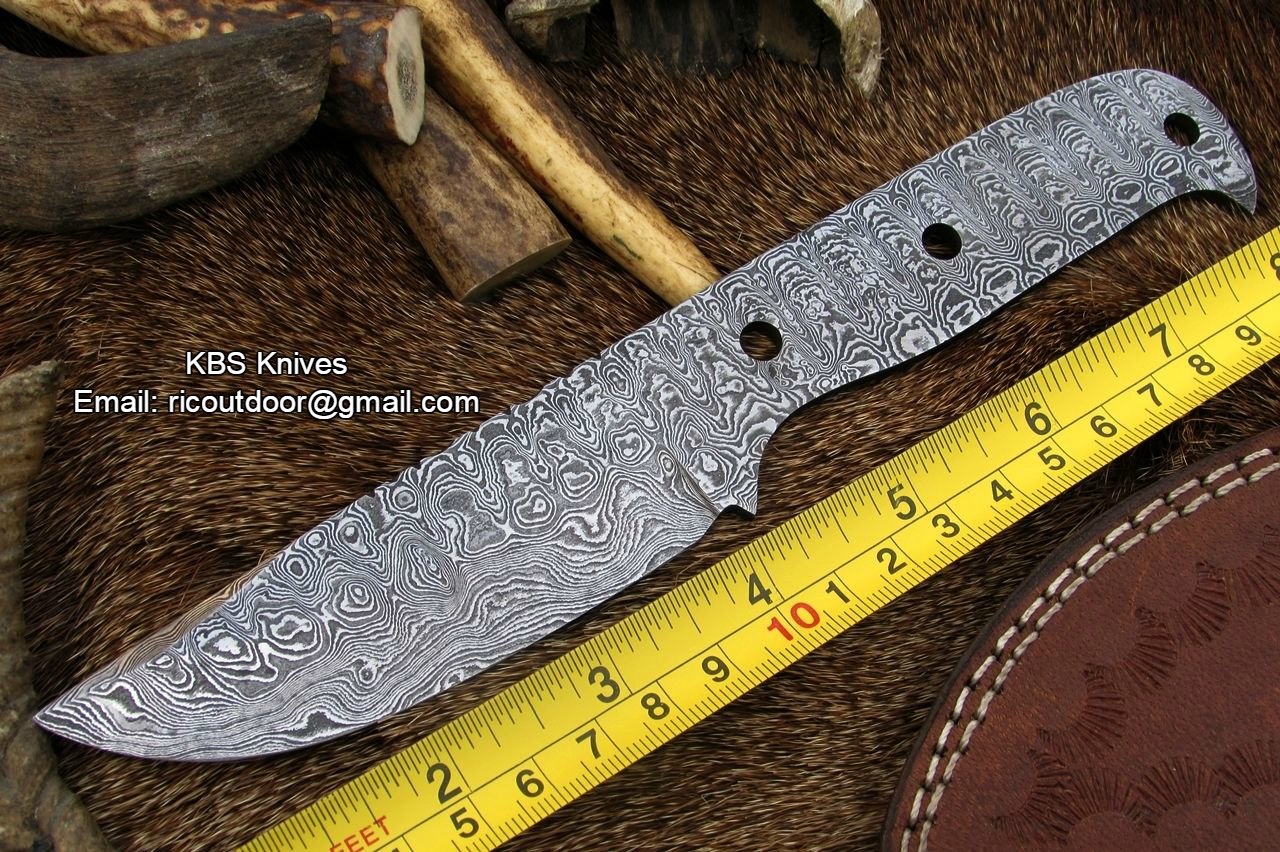 Damascus Blank Blade