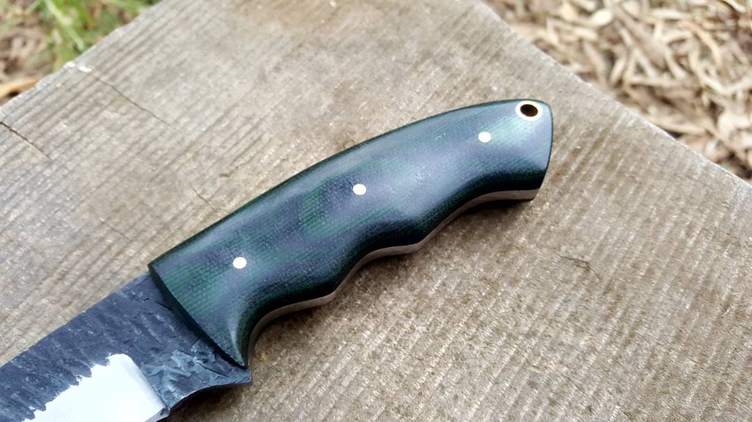 Custom Handmade Hammered 1095 High Carbon Steel Blade Knife