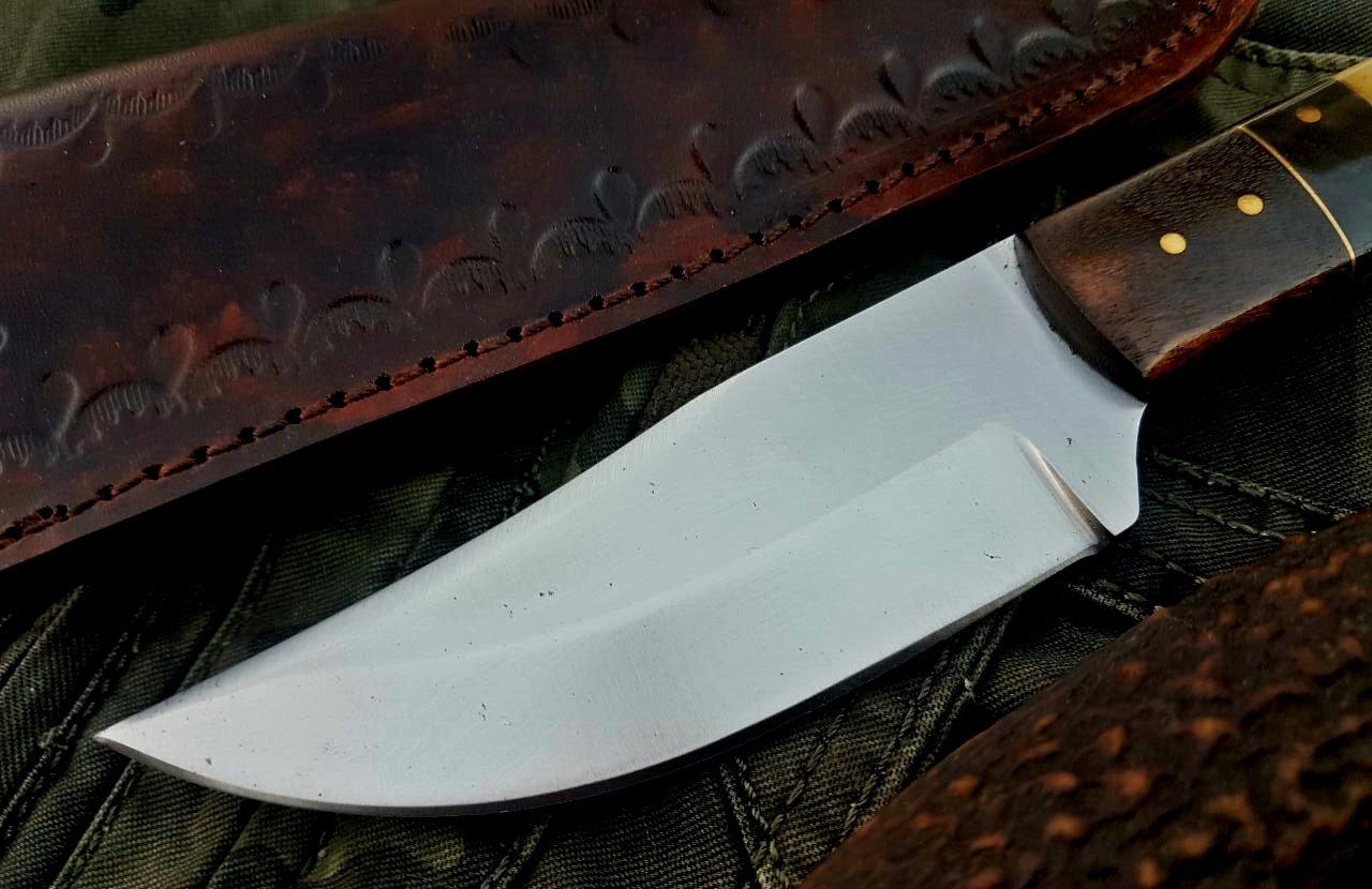 Custom Handmade D2 Tool Steel Hunting Skinning Knife