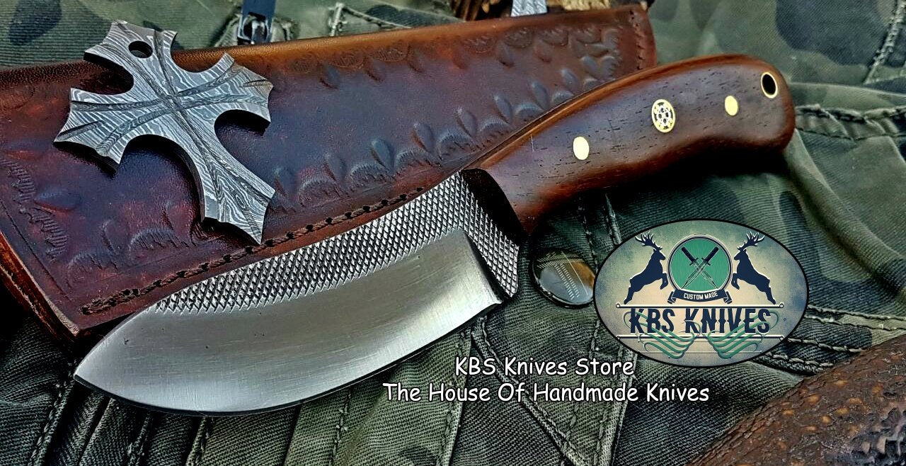 Custom Handmade File Tool Steel Hunting Skinning Knife